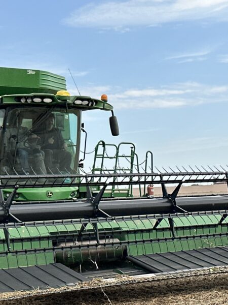 corn harvester